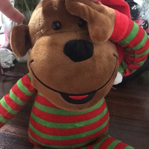 Cutest plush Holiday Monkey ever ! By Mrs Fields - Picture 5 of 11